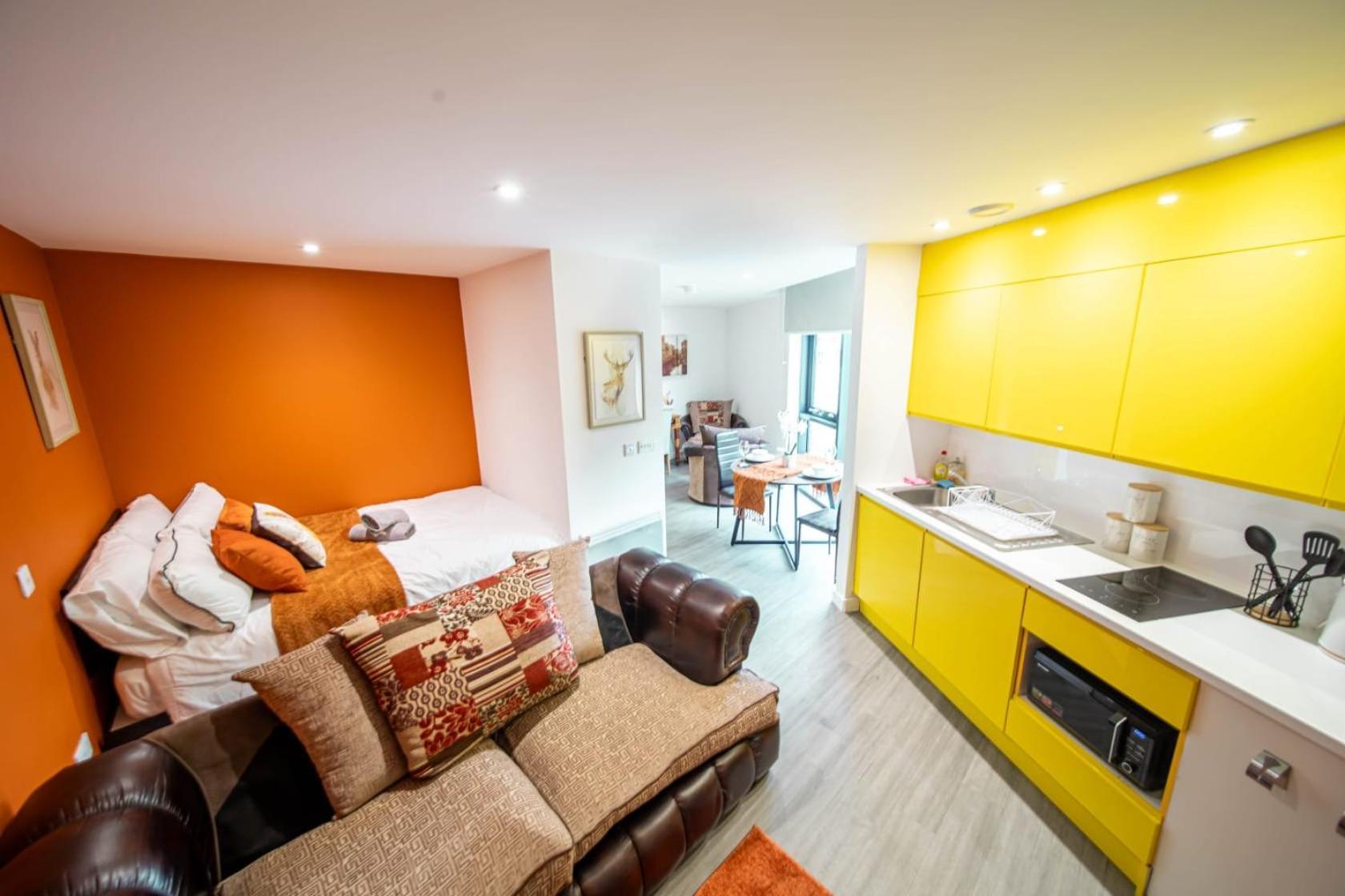 Corner Studio Apartment In شيفيلد المظهر الخارجي الصورة